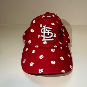 St Louis Cardinals Kids ‘47 Ball Cap Hat Adjustable Baseball All Over Ball Print